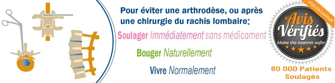 Notre promesse pour votre cruralgie Soulager, Bouger, Vivre