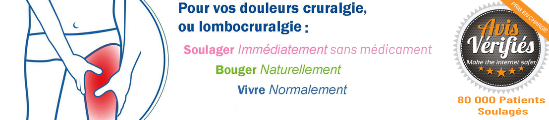 Notre promesse pour votre cruralgie Soulager, Bouger, Vivre